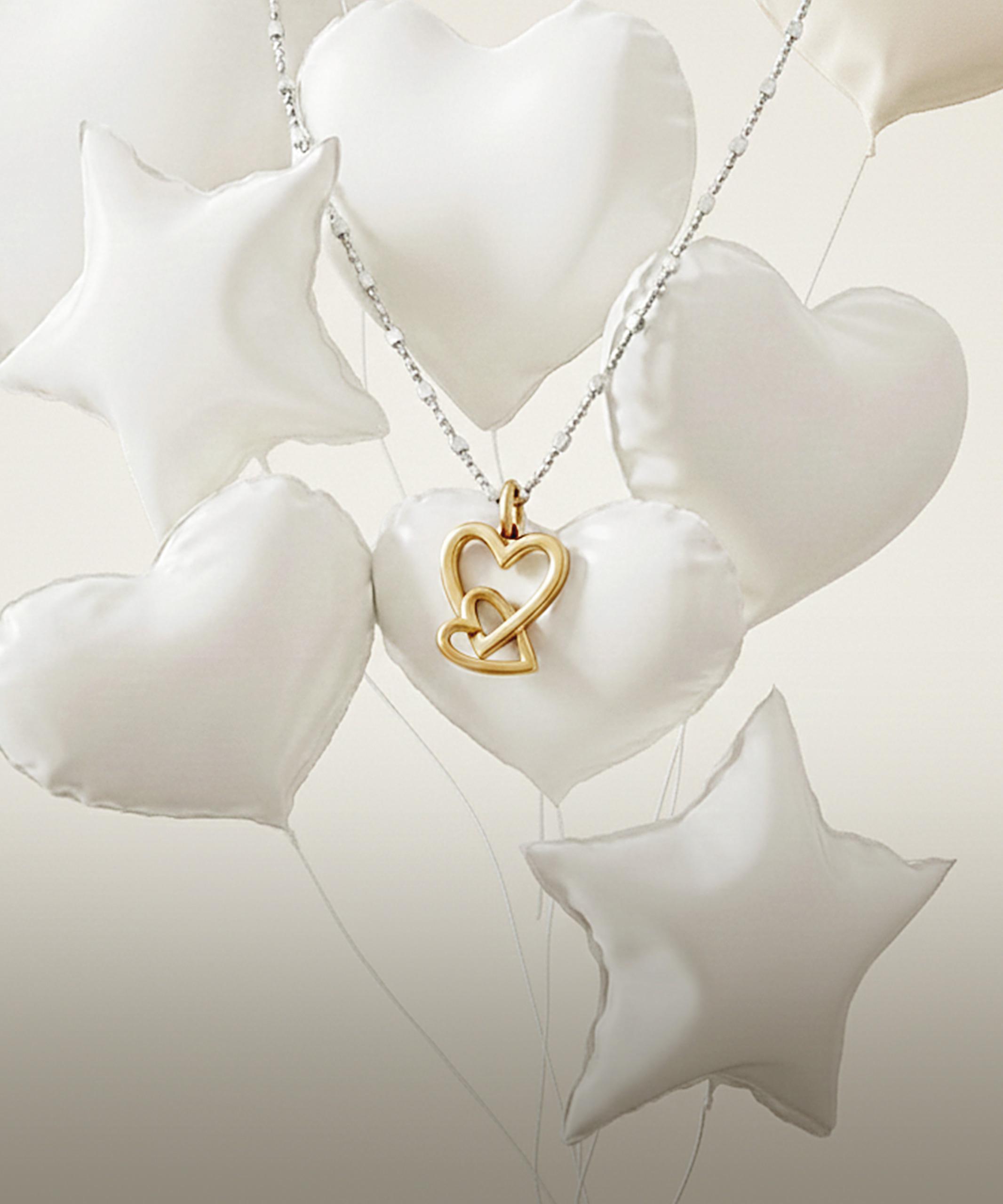 Valentine’s jewellery gifts including necklaces, earrings and rings
