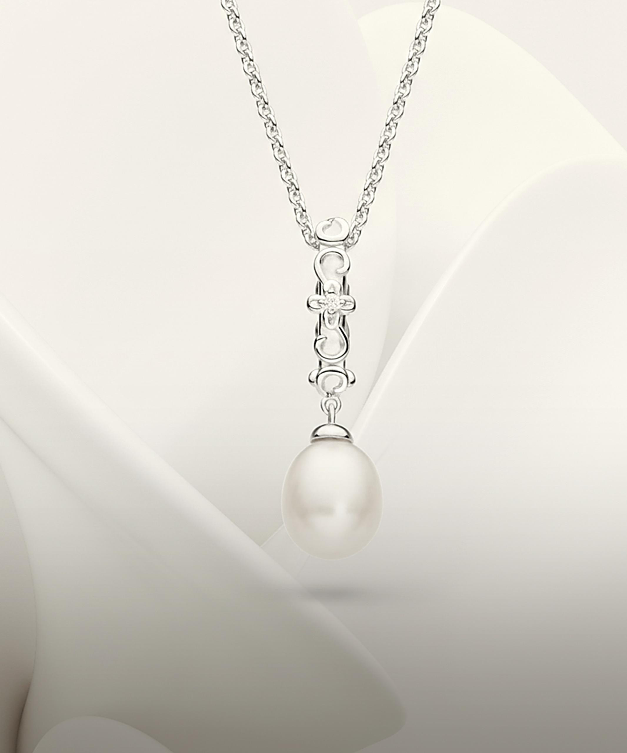 Pearl jewellery collection including necklaces, earrings and bracelets