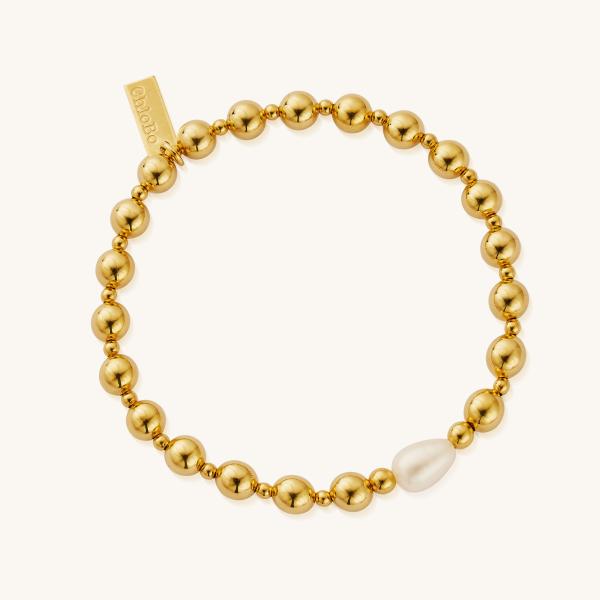 jewellery-bracelet-charm-bracelet-18ct-yellow-gold-plated-pearl-f64690