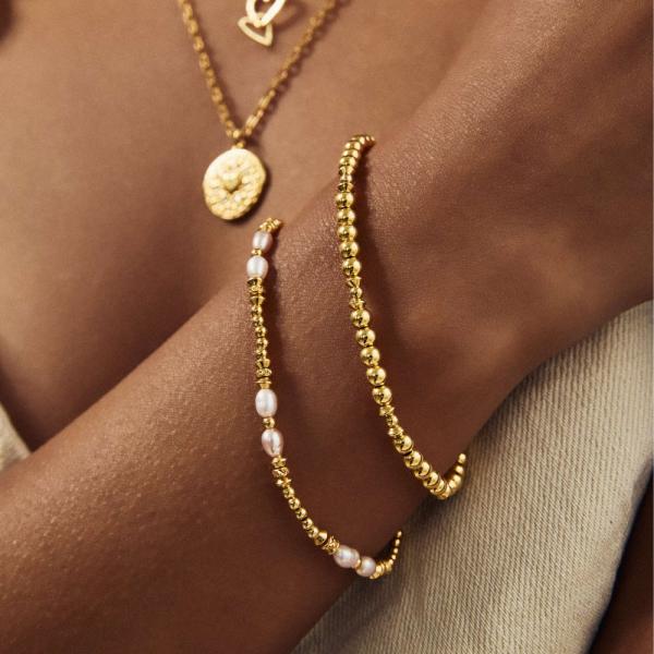 jewellery-bracelet-charm-bracelet-18ct-yellow-gold-plated-pearl-a444ad
