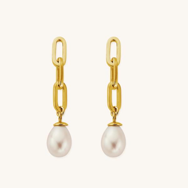 jewellery-earring-drop-earring-18ct-yellow-gold-plated-pearl-299458