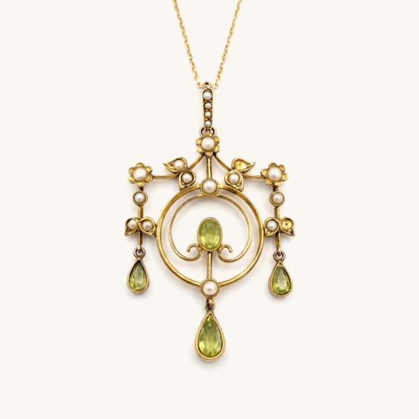 vintage-vintage-necklace-yellow-gold-peridot-841617