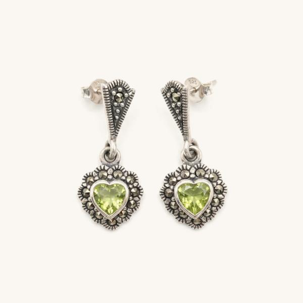 vintage-vintage-earring-sterling-silver-peridot-242756