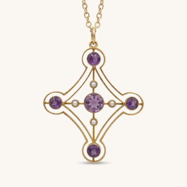 vintage-vintage-necklace-yellow-gold-amethyst-198d62