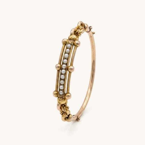 vintage-vintage-bracelet-mixed-metals-pearl-cf8394