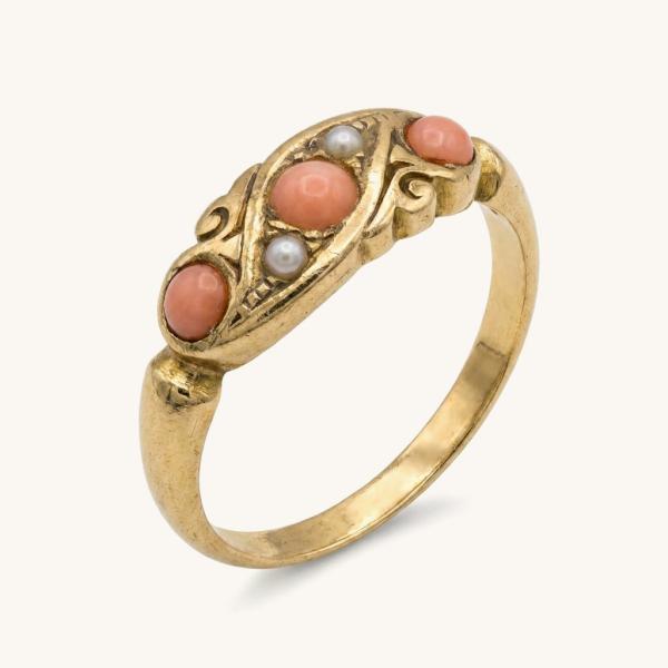 vintage-vintage-ring-yellow-gold-coral-fbc8ae