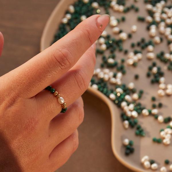 jewellery-ring-stacking-ring-18ct-yellow-gold-plated-malachite-4fb277