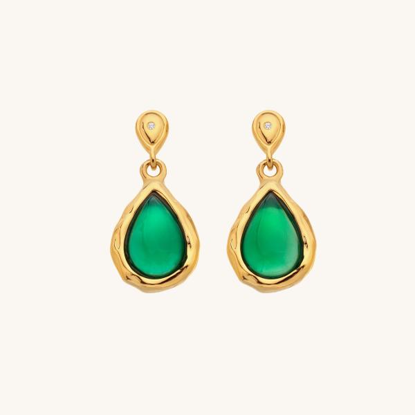 jewellery-earring-drop-earring-18ct-yellow-gold-plated-green-agate-dd7024