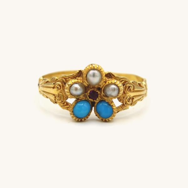 vintage-ring-yellow-gold-pearl-c16395