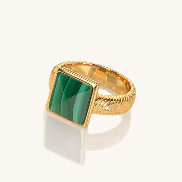 jewellery-ring-statement-ring-18ct-yellow-gold-plated-malachite-7b9d89