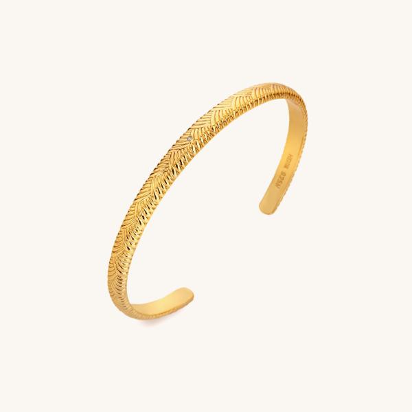 jewellery-bracelet-bangle-18ct-yellow-gold-plated-natural-diamond-e50f8e