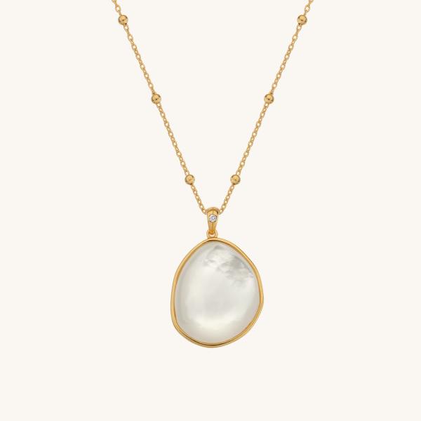 jewellery-necklace-pendant-necklace-18ct-yellow-gold-plated-pearl-869c61