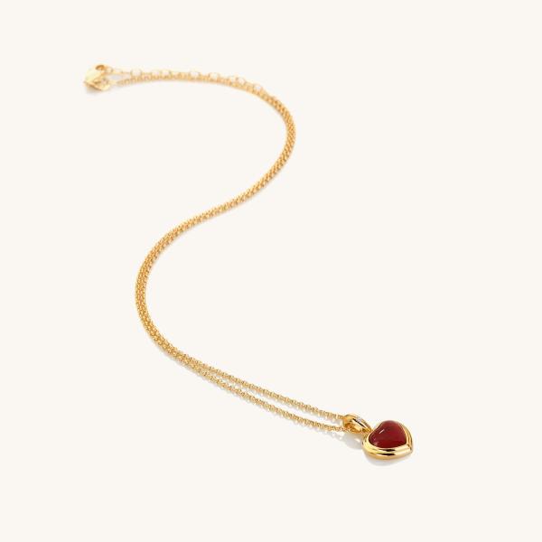 jewellery-necklace-pendant-necklace-18ct-yellow-gold-plated-red-agate-956aef