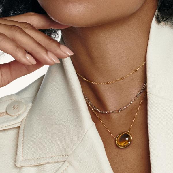 jewellery-necklace-pendant-necklace-18ct-yellow-gold-plated-tigers-eye-eecac2