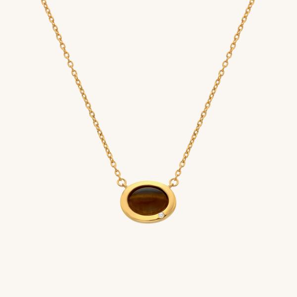jewellery-necklace-pendant-necklace-18ct-yellow-gold-plated-tigers-eye-2242b0