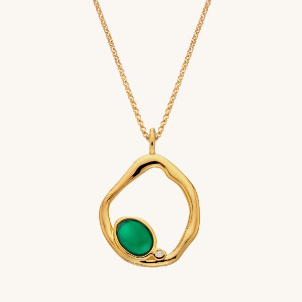 jewellery-necklace-pendant-necklace-18ct-yellow-gold-plated-green-agate-7baf25
