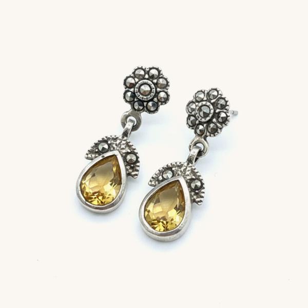 vintage-vintage-earring-sterling-silver-citrine-4565e0