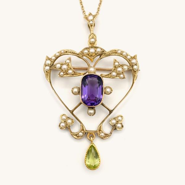 vintage-vintage-necklace-yellow-gold-amethyst-c89293
