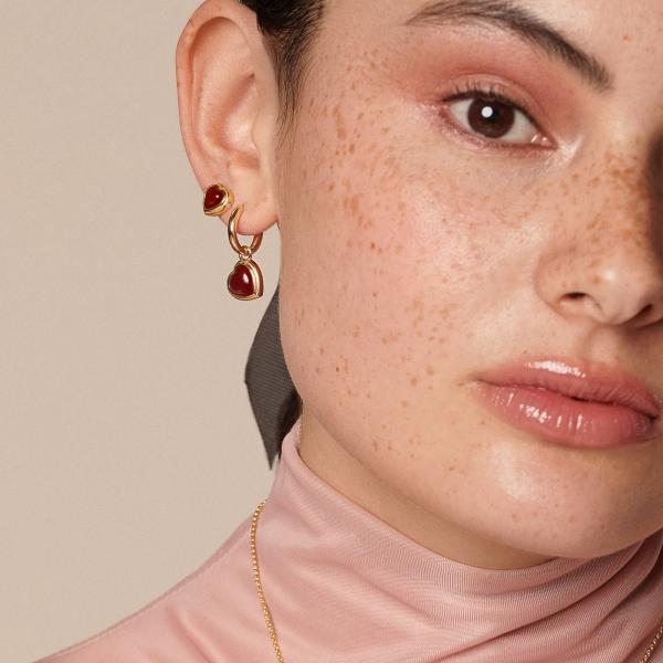 jewellery-earring-stud-earring-18ct-yellow-gold-plated-red-agate-90fb60